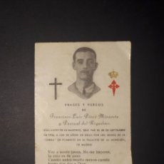 Militaria: FRANCISCO LUIS PEREZ MIRAVETE Y PASCUAL DEL RIQUELME. 1941 . Lote 177010752