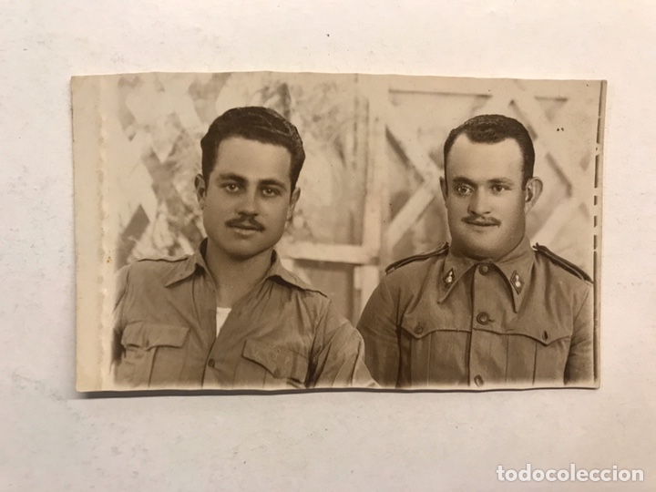 Militaria: MILITAR. Fotograf&iacute;a Original para el recuerdo. Soldados de Artiller&iacute;a. Dedicada... (h.1940?)
