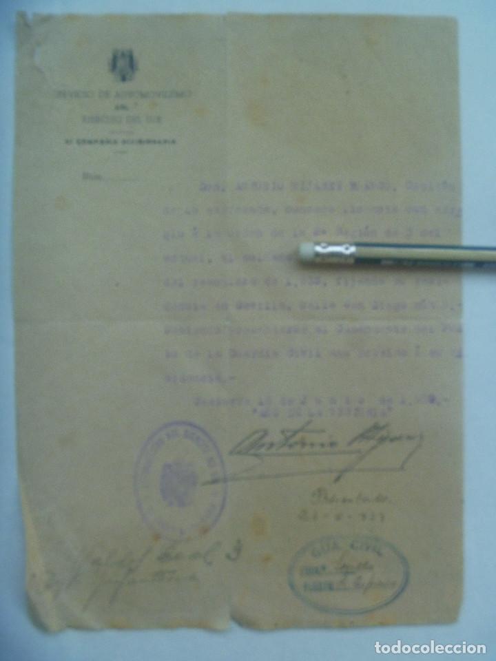 Military Antiques: GUERRA CIVIL - SER. AUTOMOVILISTICO EJERCITO SUR: LICENCIA SOLDADO. CASTUERA, 1939 A&Ntilde;O VICTORIA