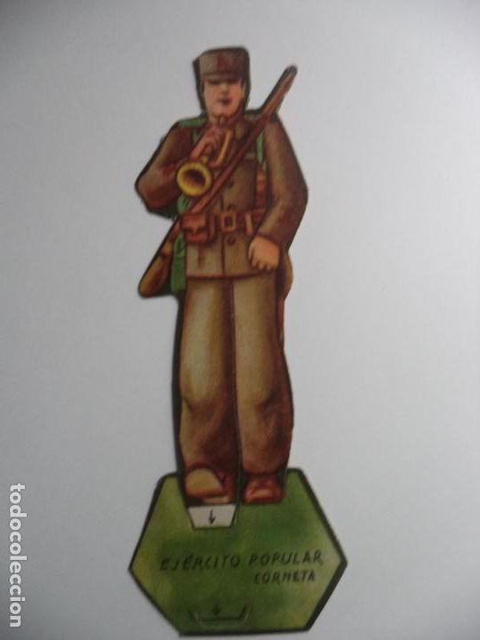 Military Antiques: EJERCITO POPULAR CORNETA ORIGINAL GUERRA CIVIL SALIAN EN SOBRES SORPRESA O COMO OBSEQUIO