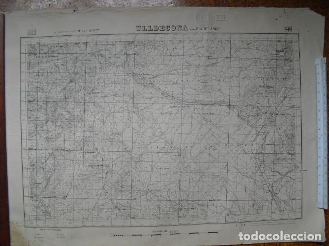 Militaria: GUERRA CIVIL MAPA DE ULLDECONA EJERCITO NACIONAL E 1:50000