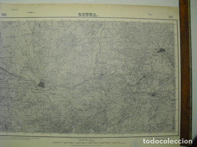 Military Antiques: MAPA DE OSUNA DEL EJERCITO NACIONAL E 1:50000 SELLO DEL CUARTEL GENERAL DEL GENERAL&Iacute;SIMO