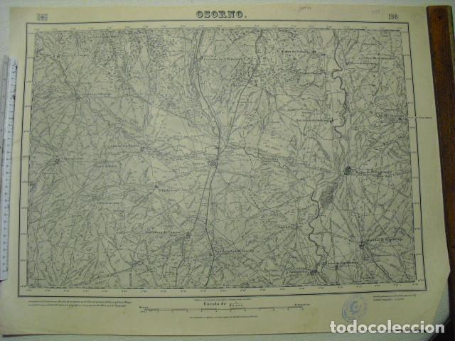 Military Antiques: MAPA DE OSORNO DEL EJERCITO NACIONAL E 1:50000 SELLO DEL CUARTEL GENERAL DEL GENERAL&Iacute;SIMO