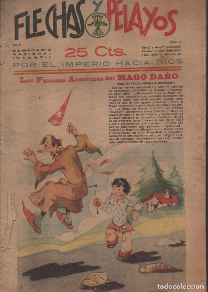 Militaria: FLECHAS Y PELAYOS, A&Ntilde;O II - N&ordm; 16,. ABRIL 1939- - VER FOTOS