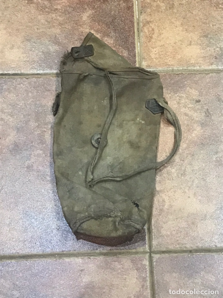Military Antiques: Bolsa mascara gas italiana