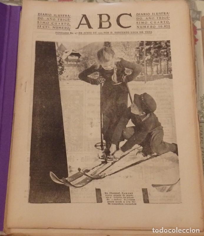 Militaria: ABC 4 DE FEBRERO DE 1938, 26 PAGINAS,FRENTE DE TERUEL, GRANJA DE TORREHERMOSA,FUENTEOBEJUNA,ETC
