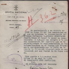 Militaria: BILBAO.- DOCUMENTACION DEL ALFEREZ FALLECIDO, AÑO 1945. VER FOTOS