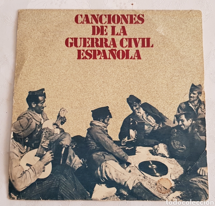 Militaria: Single Canciones de la guerra civil espa&ntilde;ola. Obsequio de ediciones Urbion