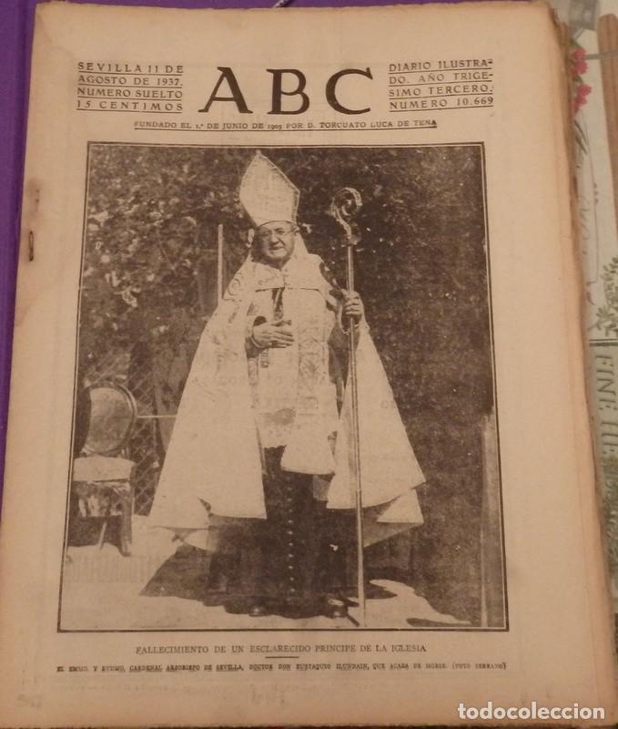 Military Antiques: ABC 11 DE AGOSTO DE 1937, 22 PAGINAS, FRENTE DE ASTURIAS,ALBARRACIN, PARTE DE GUERRA,ETC