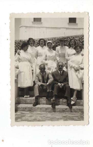 Militaria: ENFERMERAS, EPOCA GUERRA CIVIL, ZONA DE MALAGA ?, FOTOGRAFIA ANTIGUA