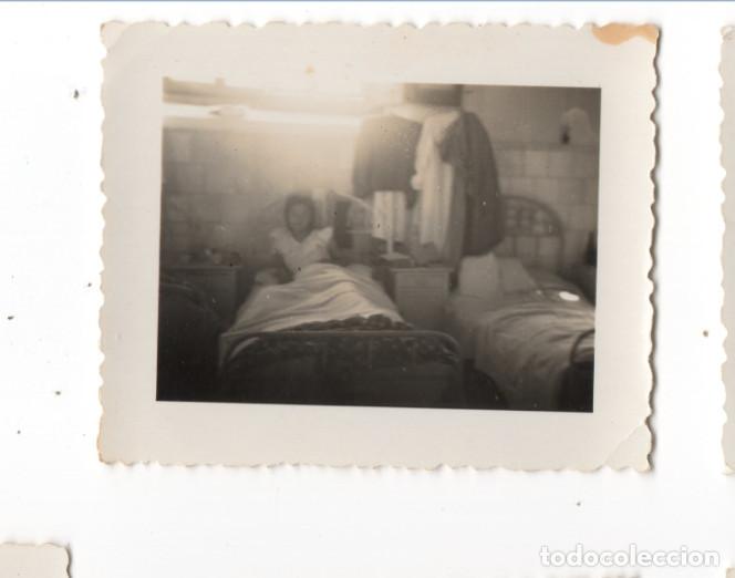 Militaria: CHICA EN CAMA DE HOSPITAL O SIM. DURANTE LA GUERRA CIVIL EN MALAGA CREO, ENFERMERA ? FOTO
