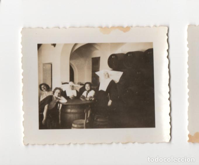 Militaria: CHICAS Y MONJAS DURANTE LA GUERRA CIVIL EN TABERNA DE MALAGA CREO, FOTOGRAFIA ANTIGUA