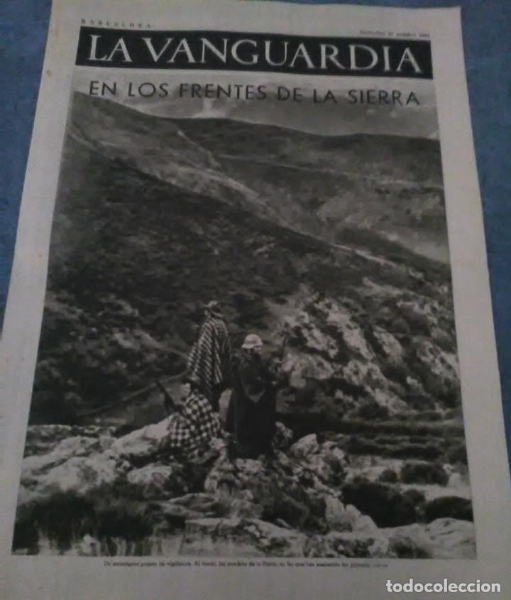 Militaria: La Vanguardia 21 octubre 1936,en los frentes de la Sierra,retaguardia Cordobesa