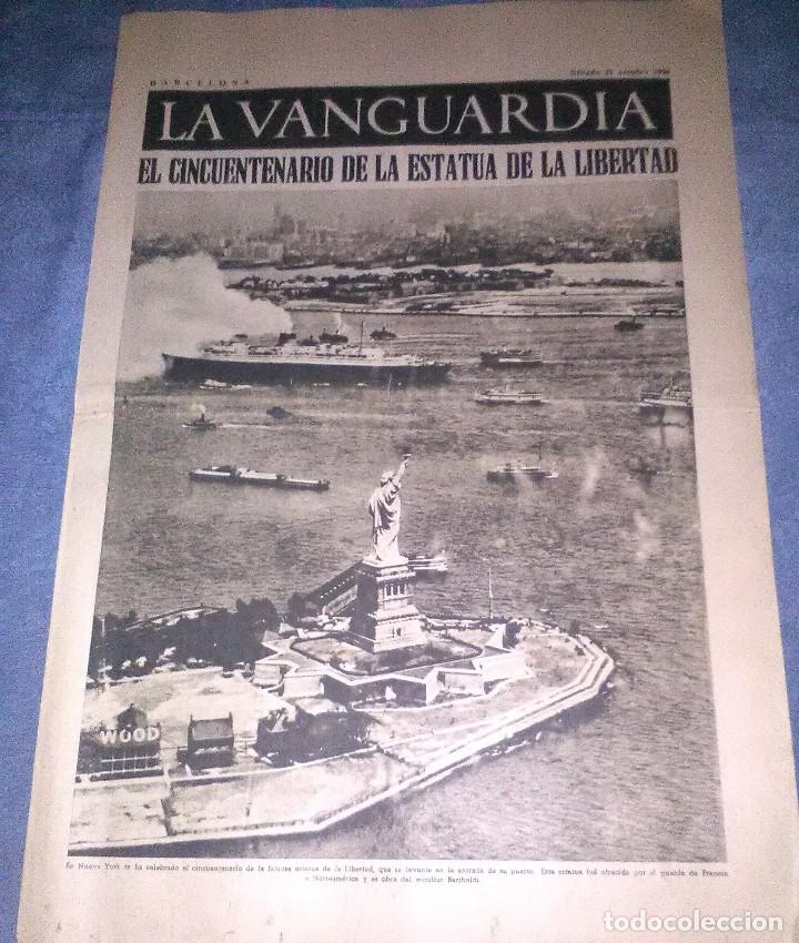 Military Antiques: La Vanguardia 31 octubre 1936,el ciicuentenario de la estatua de la Libertad