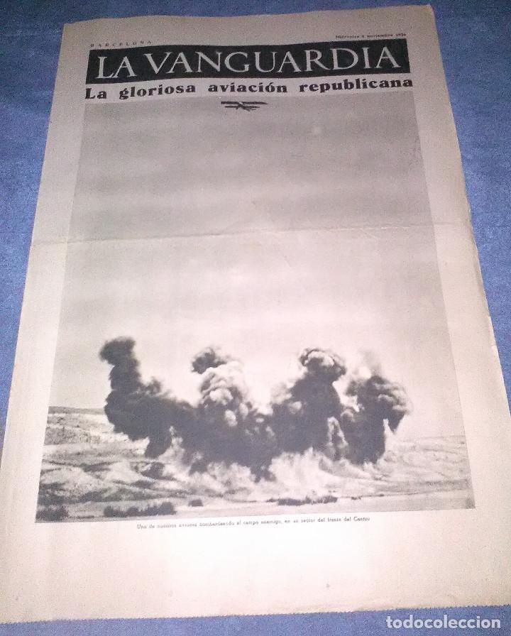 Military Antiques: La Vanguardia 4 noviembre 1936,la gloriosa aviaci&oacute;n republicana,de los frentes del centro