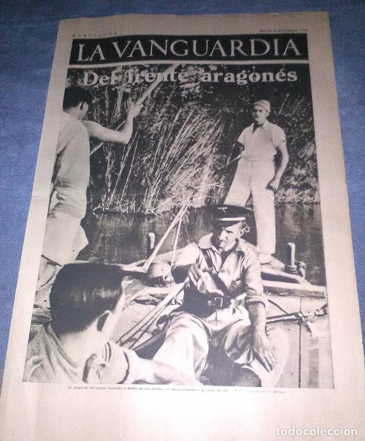 Military Antiques: La Vanguardia 5 noviembre 1936,la ofensiva de nuestras fuerzas en el sector del centro,frente Arag&oacute;n