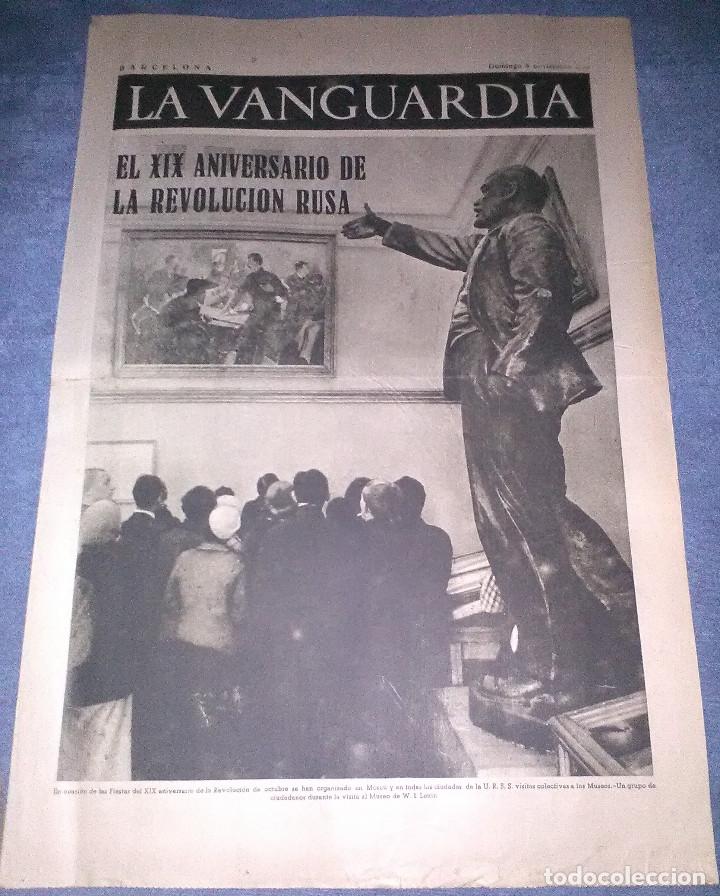 Military Antiques: La Vanguardia 8 noviembre 1936,el XIX aniversario de la Revoluci&oacute;n Rusa