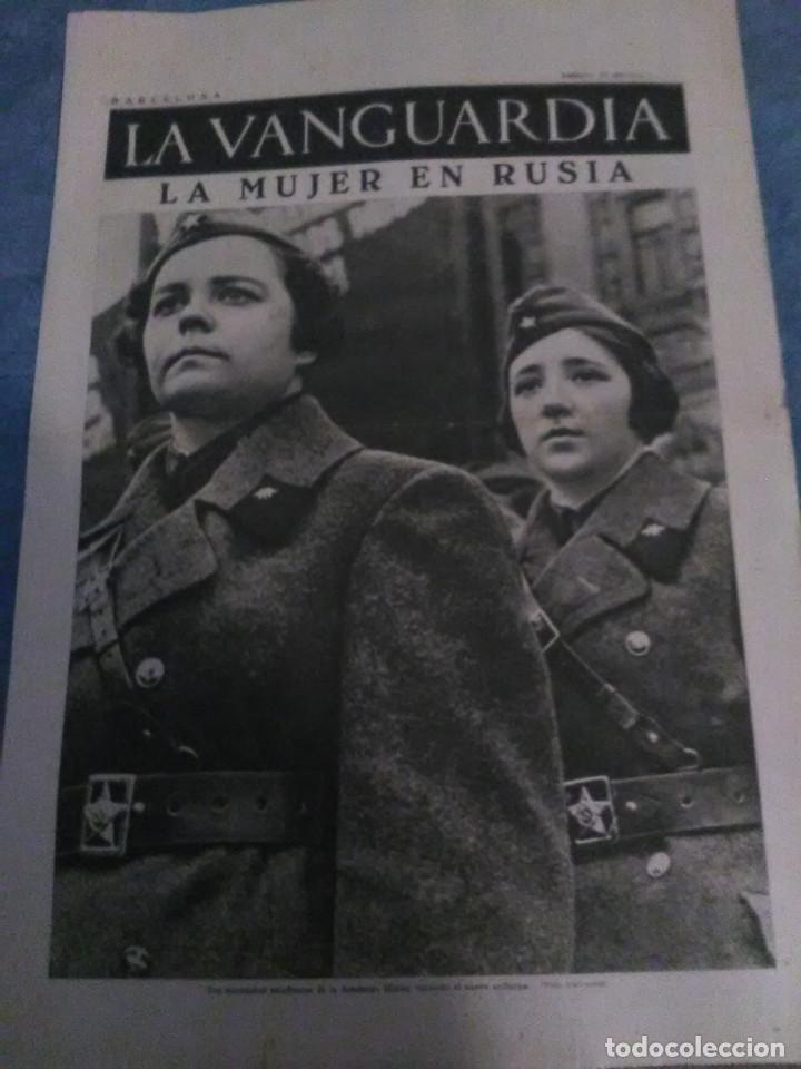 Military Antiques: La Vanguardia 21 noviembre 1936,en el frente del Tajo,victimas de la criminal aviaci&oacute;n fascista