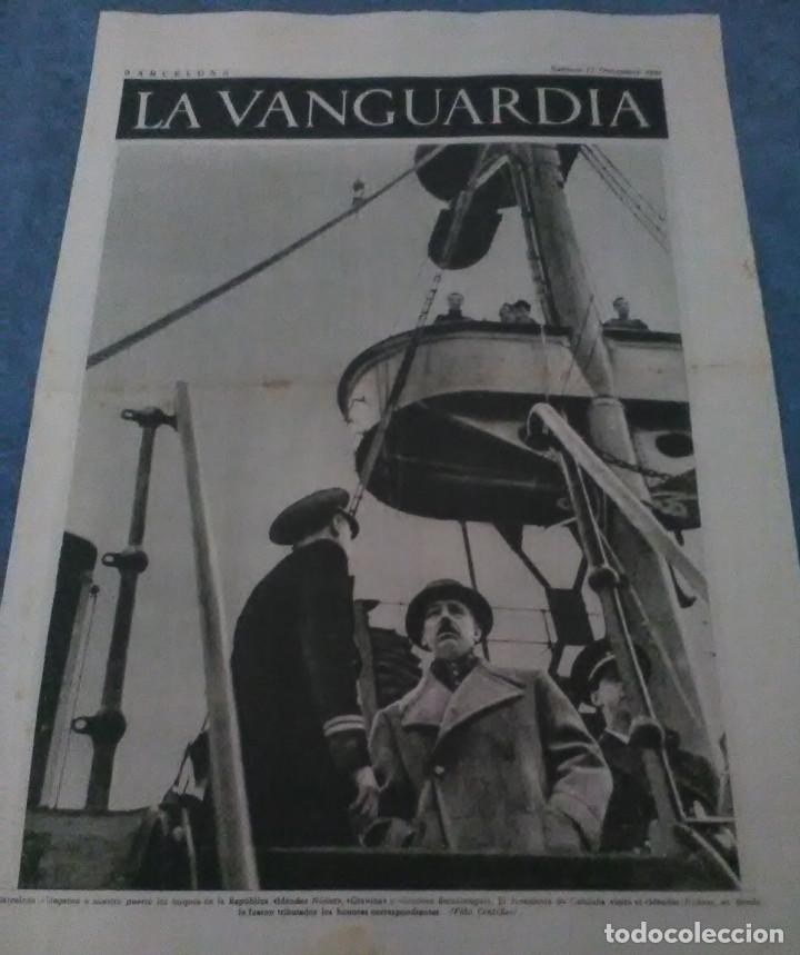 Militaria: La Vanguardia 12 diciembre 1936,los destrozos de la aviaci&oacute;n fascista,frente de Madrid,