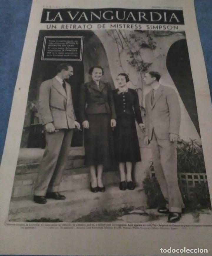 Military Antiques: La Vanguardia 13 diciembre 1936,contra el peligro de los gases,Espa&ntilde;a ante la Sociedad de Naciones