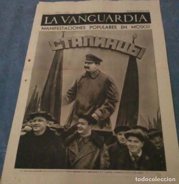 Military Antiques: La Vanguardia 15 diciembre 1936,en los frentes del centro,reuni&oacute;n cuerpo consular,donativos para la