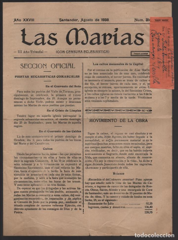 Military Antiques: SANTANDER.-BANDA DE FRANQUEO CONCERTADO- LAS MARIAS- AGOSTO-DE 1938- COMPLETO-VER FOTOS