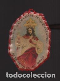 Military Antiques: SAGRADO CORAZON. REVERSO FOTO MONJA.- MIDE: 5 X 3,50 C.M. VER FOTO