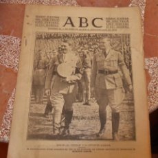 Militaria: ABC SEVILLA, 7 DICIEMBRE 1937, HITLER PORTADA, PARTE DE GUERRA, VIGO,VITORIA,RAMADAN EN SEVILLA,ETC.. Lote 202943016