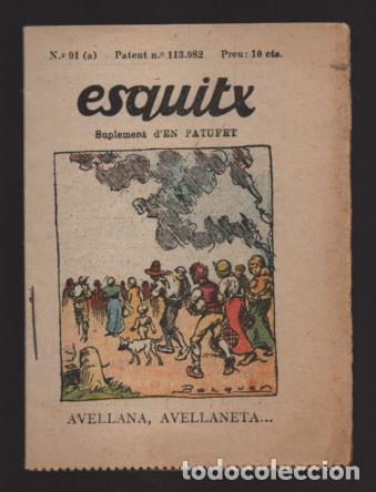 Military Antiques: ESQUITX- SUPLEMENTO D&rdquo;EN PATUFET, N&ordm; 91 -A- VER FOTOS