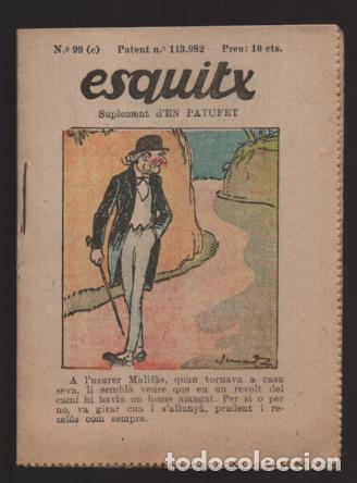 Military Antiques: ESQUITX- SUPLEMENTO D&rdquo;EN PATUFET, N&ordm; 99 -C- VER FOTOS