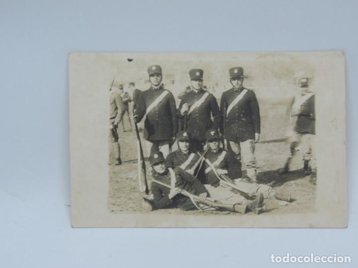 Militaria: JOVENES SOLDADOS ITALIANOS, CARTOLINA POSTALE ITALIANA, NO CIRCULADA.