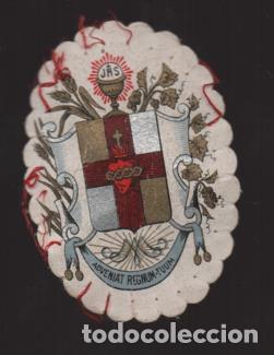 Militaria: CORAZON DE JESUS.- ADVENIT REGNUM-TUUM- MIDE: 7 X 5 C.M. VER FOTO