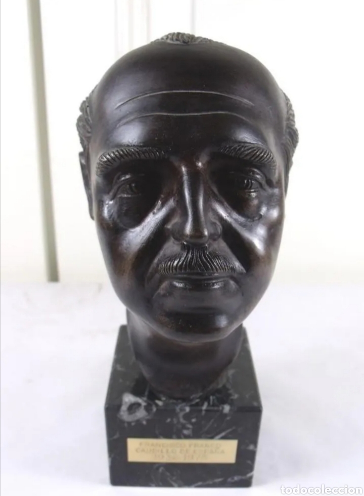Militaria: Busto de francisco Franco - Foto 2
