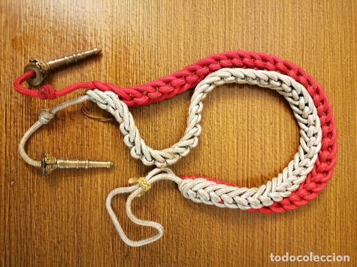 Militaria: CORDON MILITAR- ROJO Y BLANCO- VER FOTOS