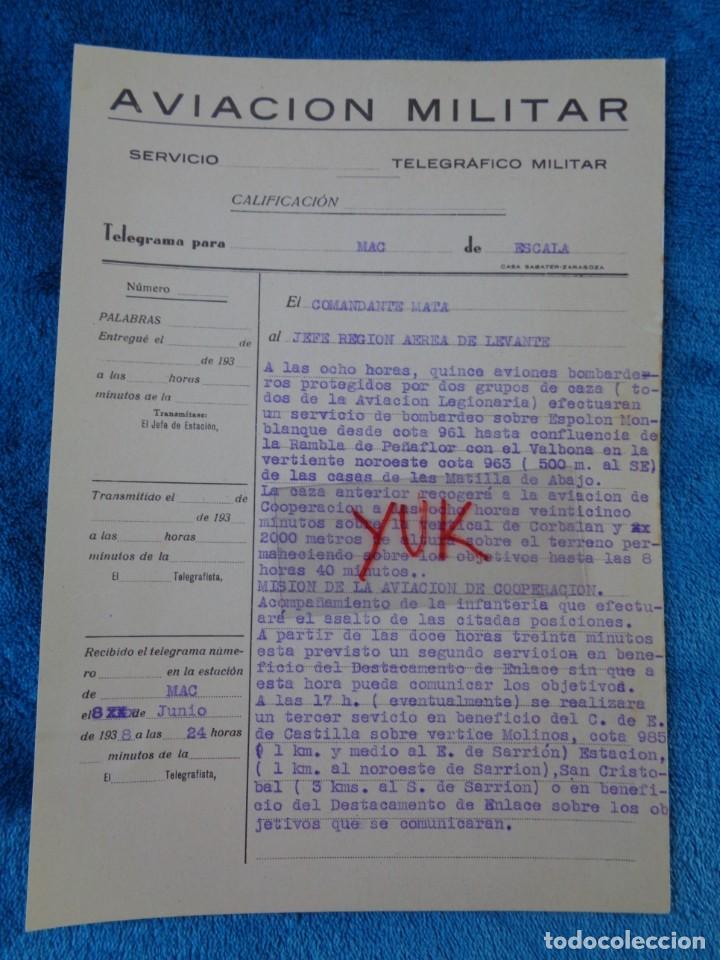 Militaria: BOMBARDEO CON 15 AVIONES DEL ESPOLON MOMBLANQUE RAMBLA PE&Ntilde;AFLOR VALBONA (TERUEL) ... 8 JUNIO 1938
