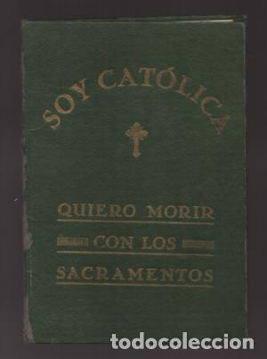 Military Antiques: CARNET, SAGRADO CORAZON- SOY CRISTIANO- VER FOTOS