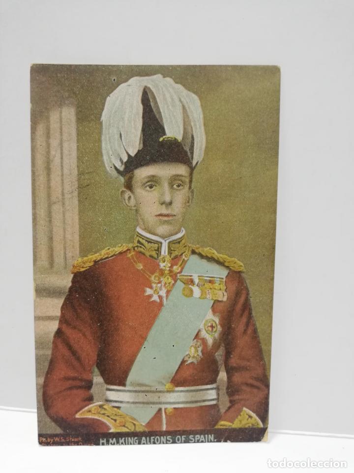Militaria: TARJETA POSTAL. S. M. KING ALFONS OF SPAIN.