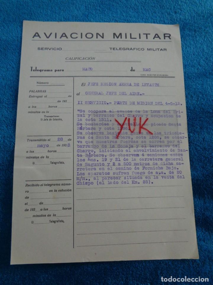 Militaria: MISION AVIACION LOMA DEL ERIZAL Y BARRANCO CHARRO- TRINCHERAS - FORMICHE BAJO (TERUEL)- 28 MAYO 1938