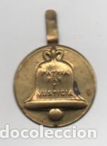 Militaria: INSIGNIA LATON- PATRIA Y JUSTICIA- VER FOTO