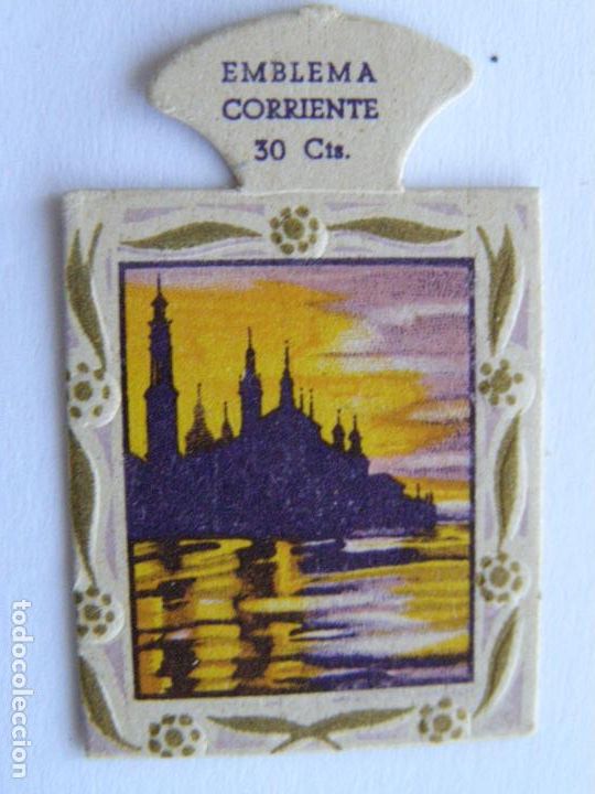 Military Antiques: EMBLEMA CORRIENTE AUXILIO SOCIAL