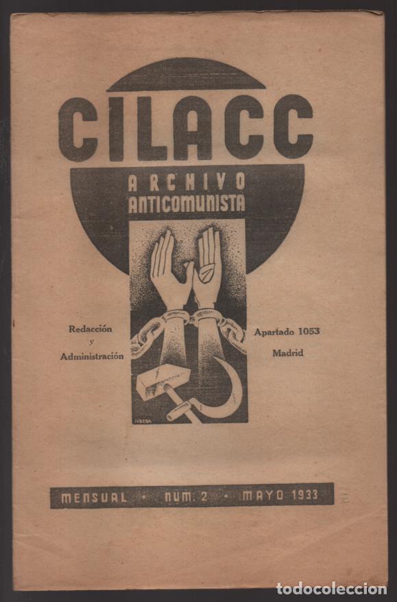 Militaria: CILACC--CENTRO INTERNACIONAL LUCHA ACTIVA CONTRA EL COMUNISMO. N&ordm; 2 -MAYO-1933, VER FOTOS