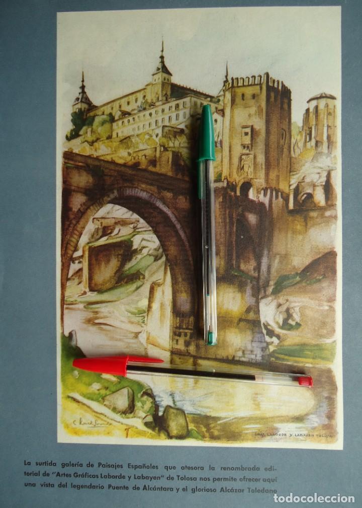 Militaria: ilustracion 1937 puente alcantara alcazar toledo castilla guerra civil espa&ntilde;ola militar ejercito