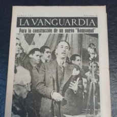 Militaria: LA VANGUARDIA. BARCELONA. 9 DE FEBRERO DE 1937