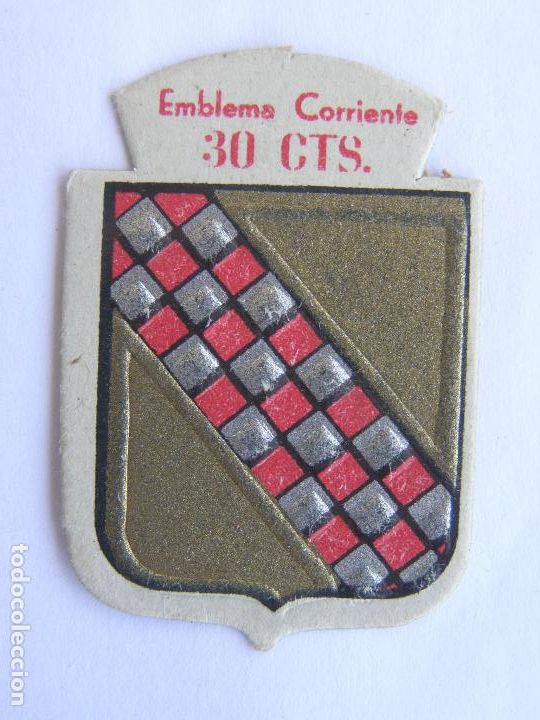 Militaria: EMBLEMA CORRIENTE 30 CENTIMOS