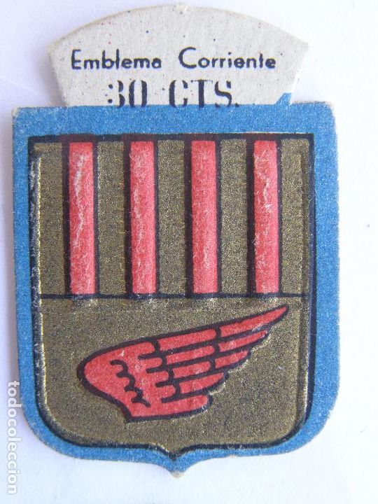 Militaria: EMBLEMA CORRIENTE AUXILIO SOCIAL 30 CENTIMOS