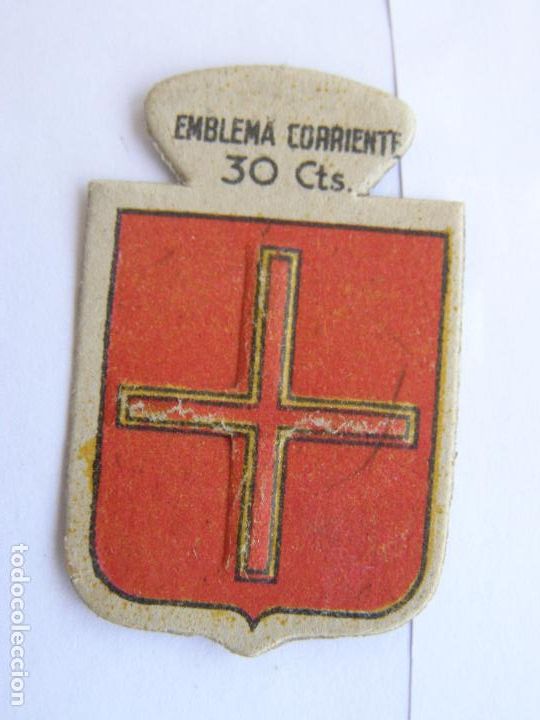 Militaria: EMBLEMA CORRIENTE AUXILIO SOCIAL 30 CENTIMOS