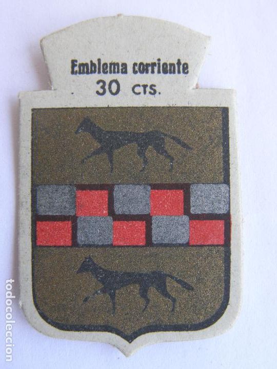 Militaria: EMBLEMA CORRIENTE AUXILIO SOCIAL 30 CENTIMOS