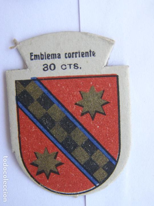 Militaria: EMBLEMA CORRIENTE AUXILIO SOCIAL 30 CENTIMOS