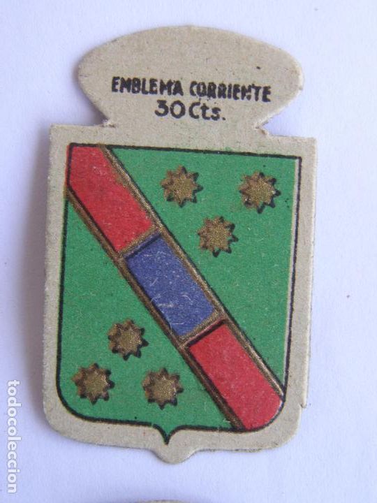 Militaria: EMBLEMA CORRIENTE AUXILIO SOCIAL 30 CENTIMOS