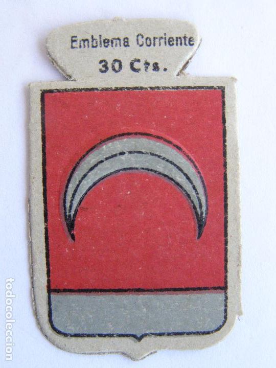 Militaria: EMBLEMA CORRIENTE AUXILIO SOCIAL 30 CENTIMOS